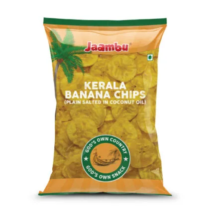 Kerala Nendran Banana Chips, Plain Salted in Coconut Oil